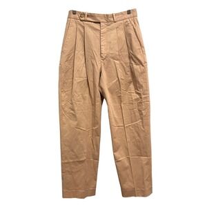 Polo Ralph Lauren Womens Pleated Tapered Chinos Pale Peach Size 6 NWT $198